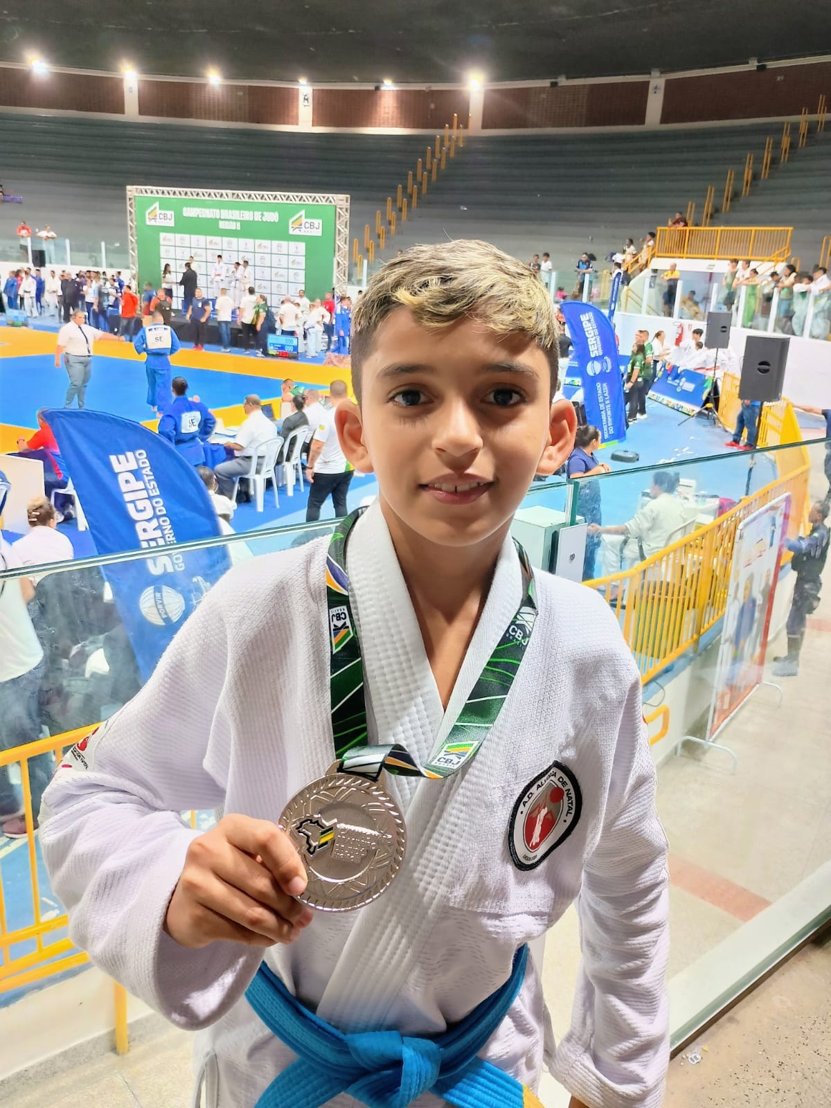 Com apoio da Prefeitura, aluno da Escolinha da Estação Cidadania é vice-campeão brasileiro de Judô