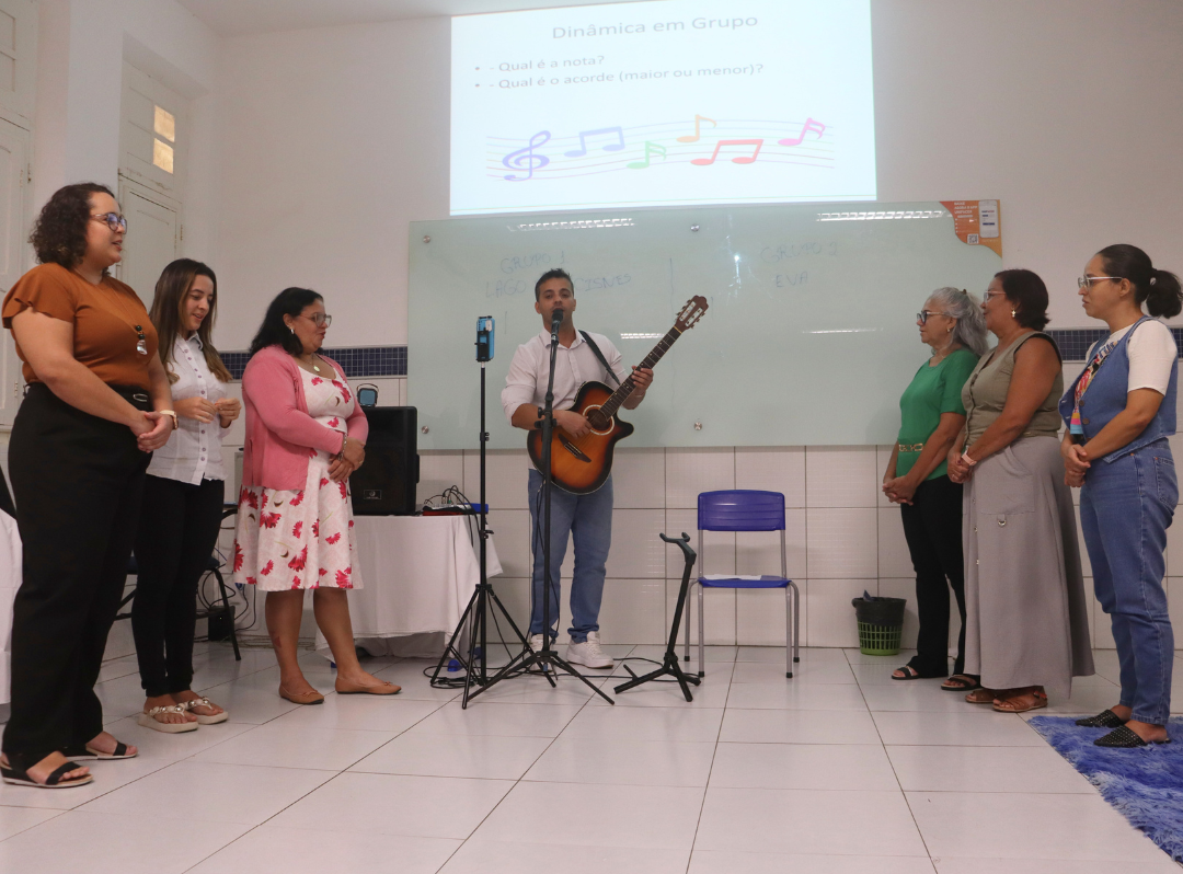 Musicoterapia é destaque em capacitação da Secretaria de Saúde de Natal 