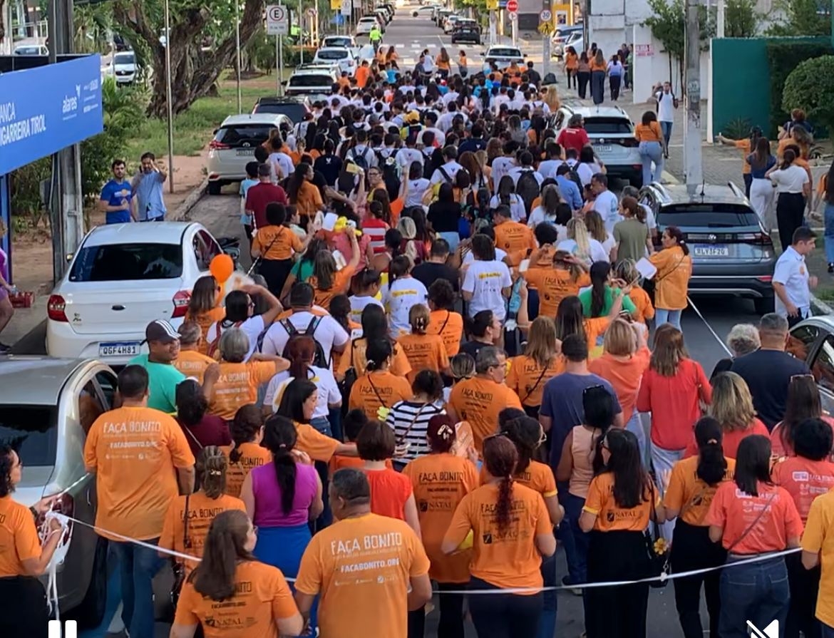 Caminhada “Faça Bonito” mobiliza Natal pelo fim da violência contra crianças e adolescentes