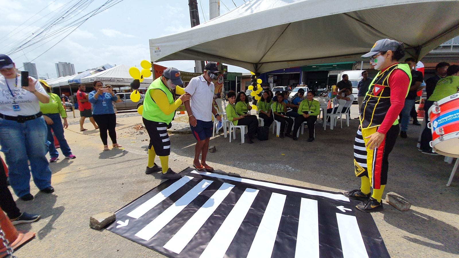 STTU leva ações do Maio Amarelo para CEASA e promove atividades educativas em Natal