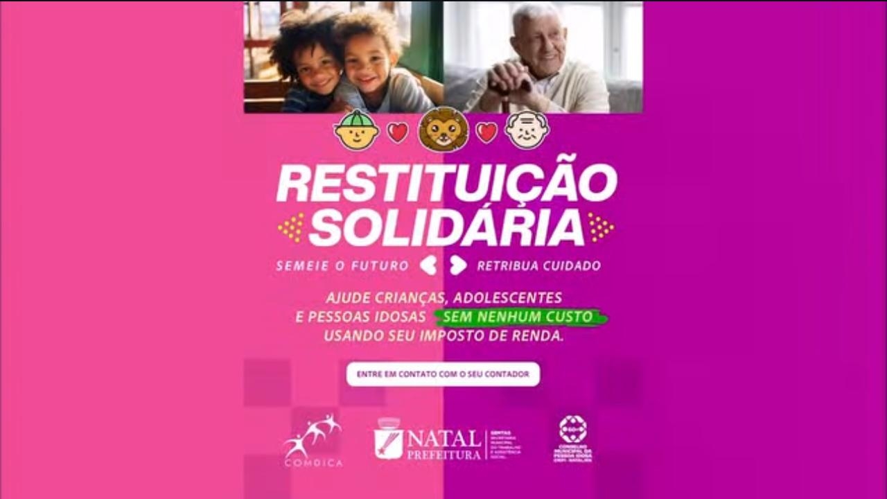 Prefeitura do Natal reforça importância da destinação de Imposto de Renda a projetos sociais