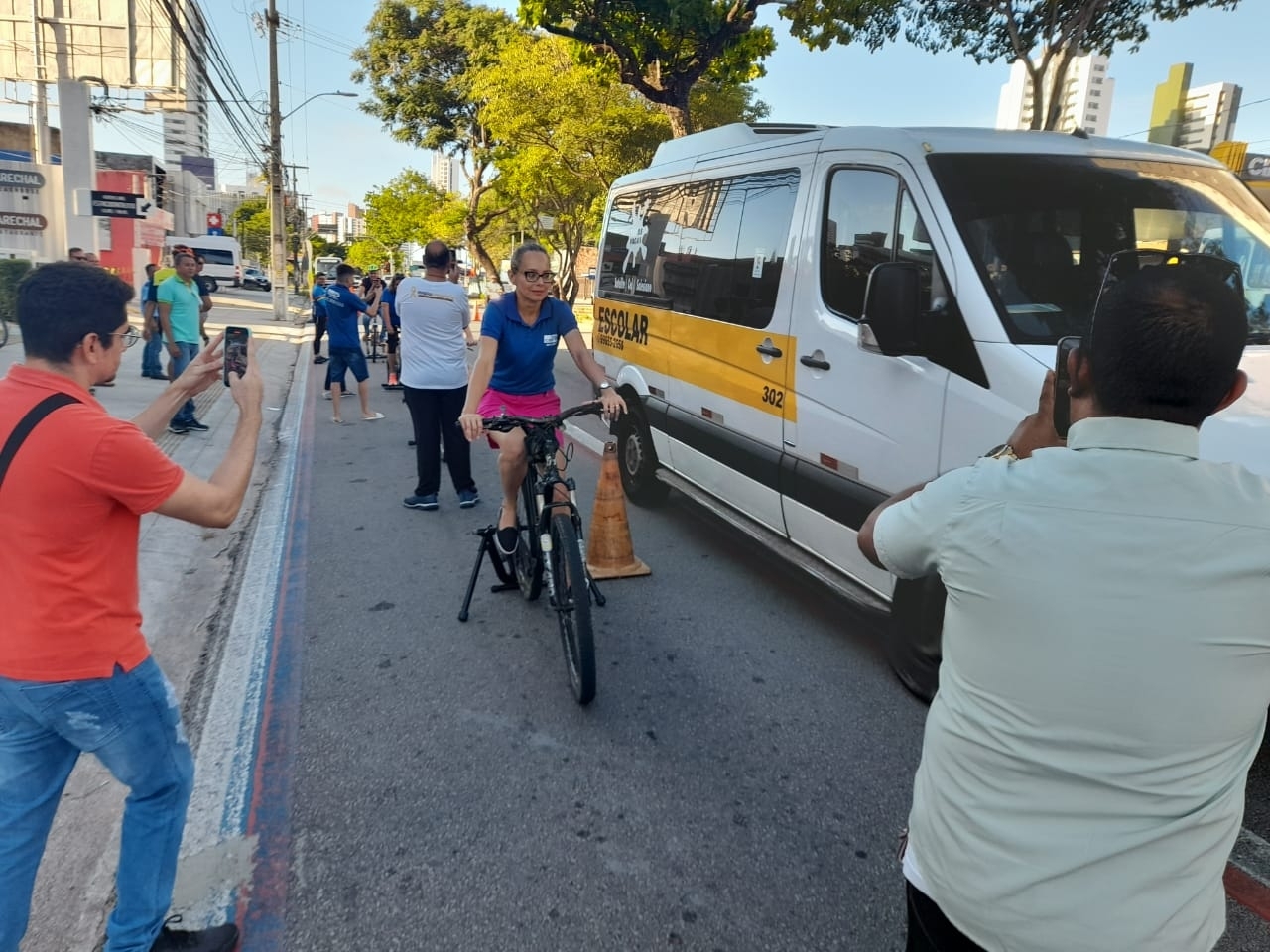 Motoristas serão ciclistas em vivência da STTU para conscientização sobre trânsito seguro em Natal
