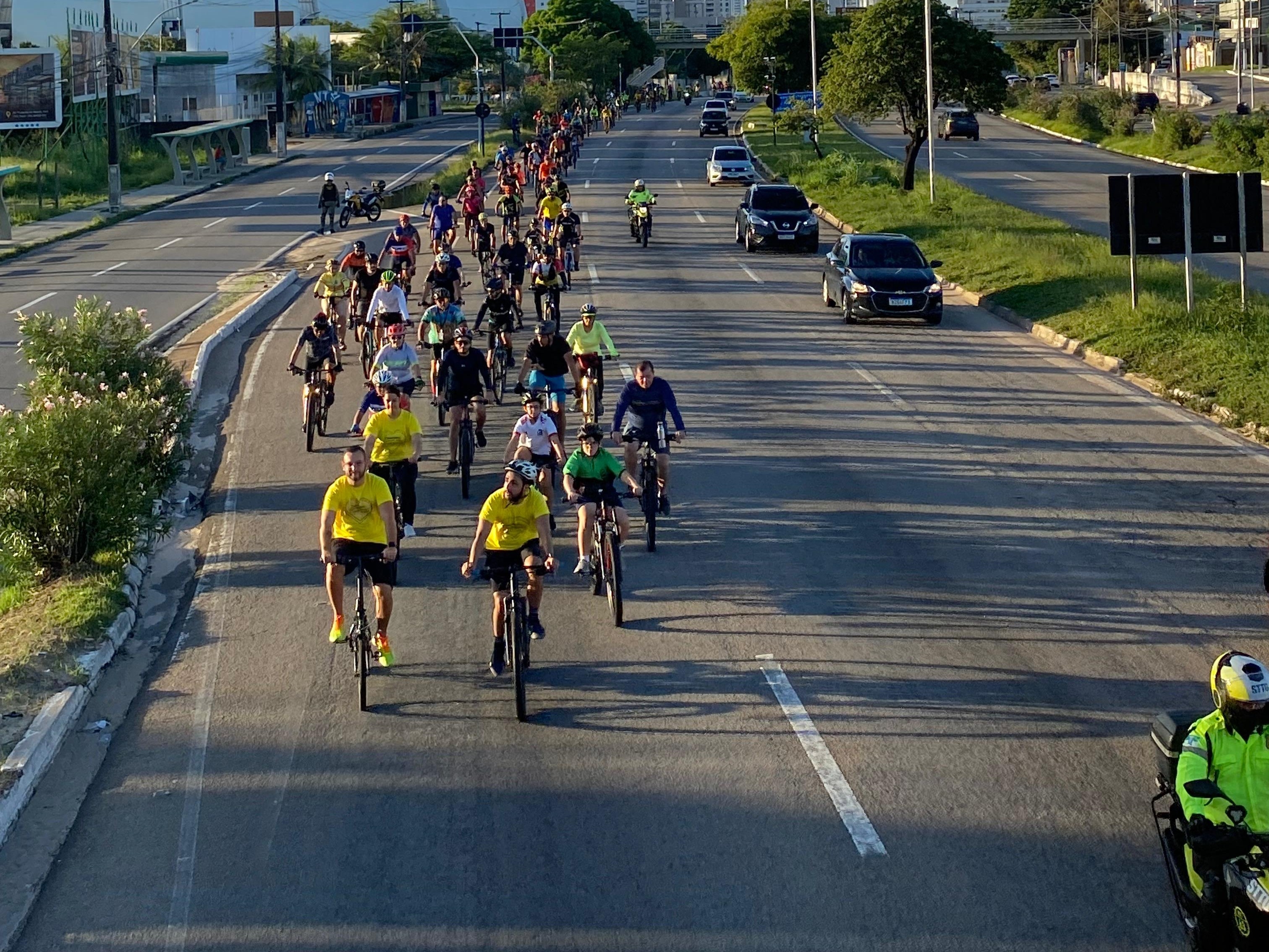 Edição do Ciclo Natal integra campanha Maio Amarelo com passeio ciclístico pela vida no trânsito