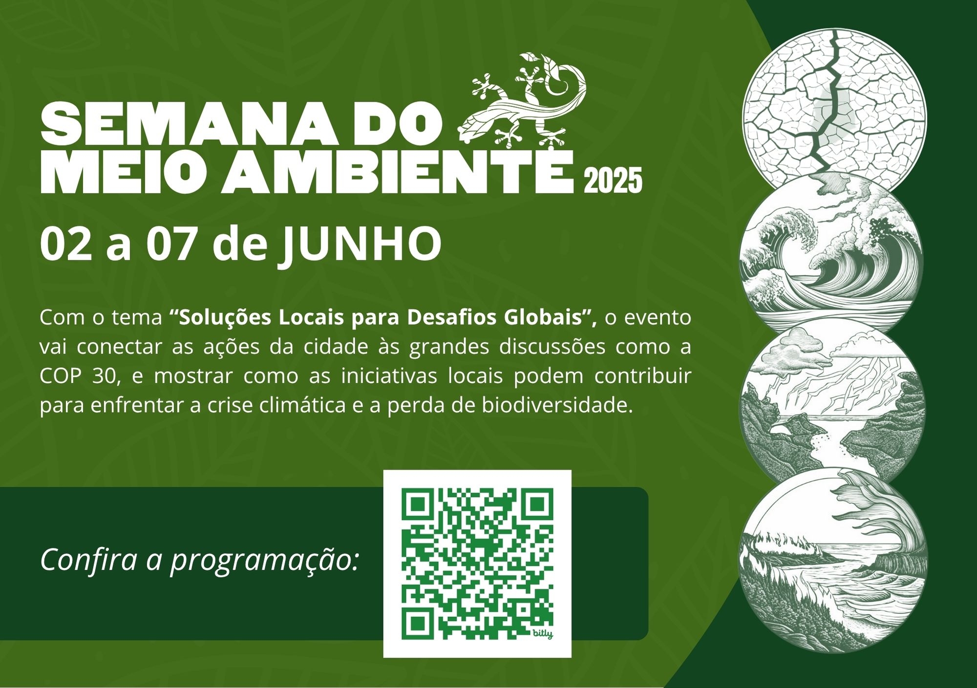 Prefeitura do Natal divulga programação da Semana do Meio Ambiente 2025
