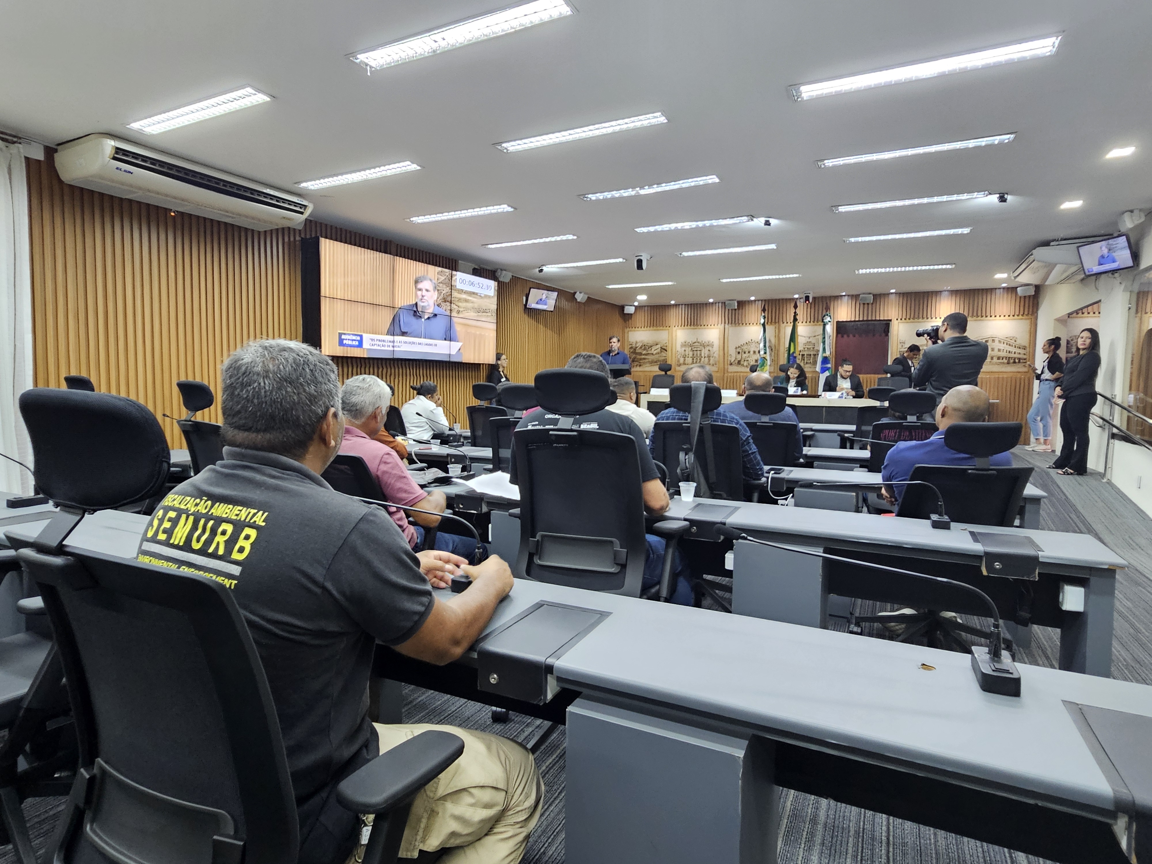 Semurb participa de audiência na Câmara de Vereadores sobre as lagoas de captação de Natal