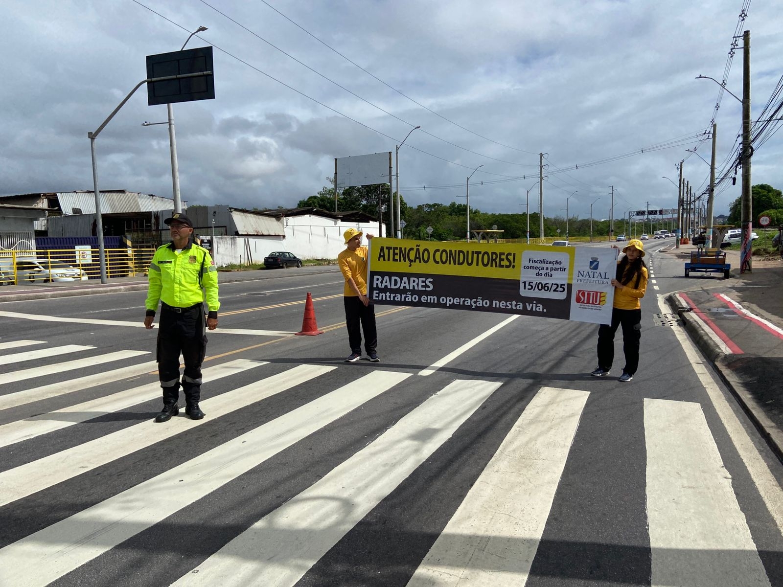 STTU inicia campanha de conscientização sobre limites de velocidade na Av. Felizardo Moura
