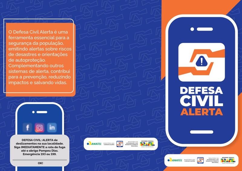No sábado (14) Natal participa de simulação do novo sistema nacional de alertas emergenciais