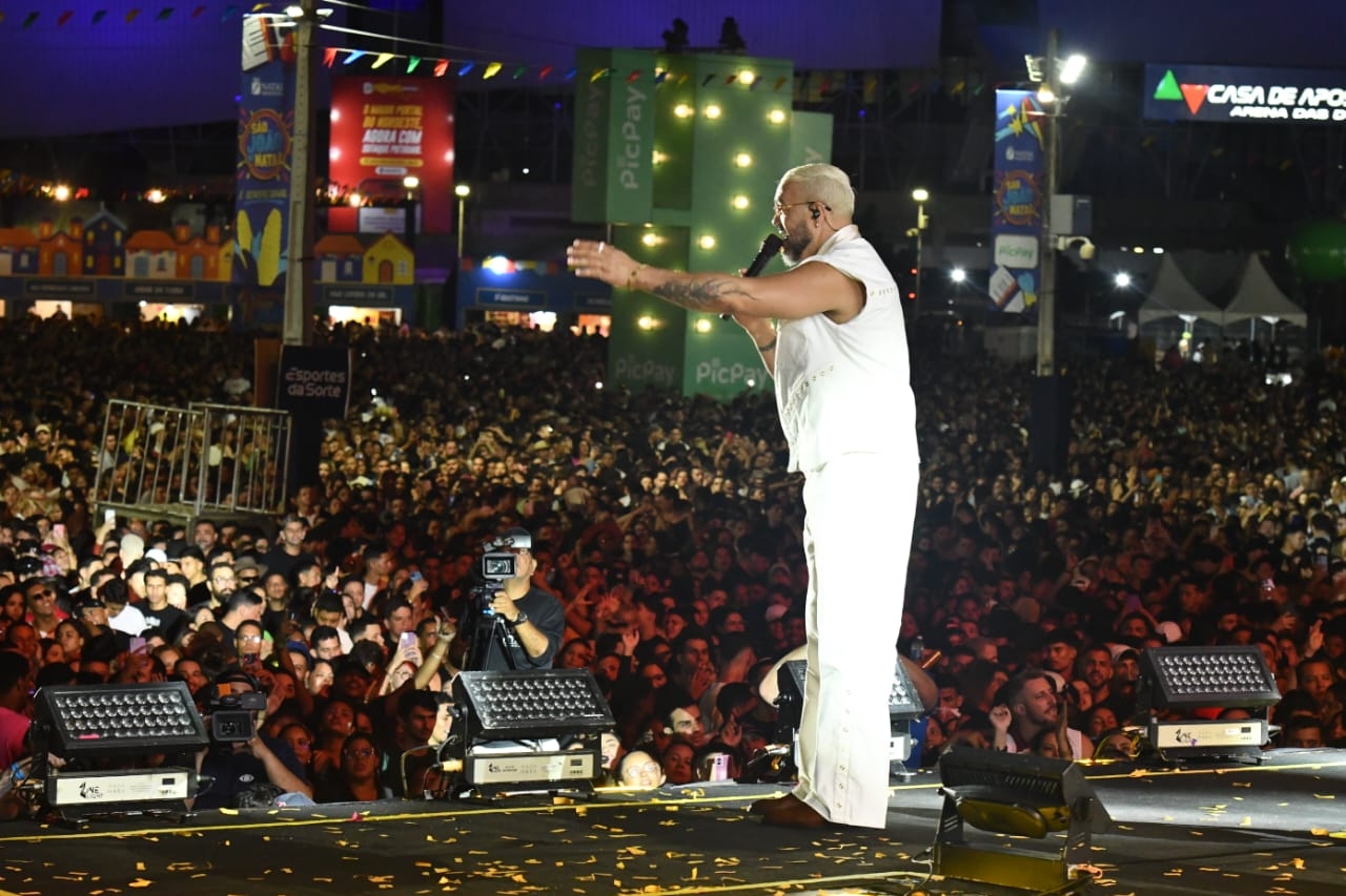 Mais de 665 mil pessoas curtiram os shows do São João de Natal no polo Arena das Dunas