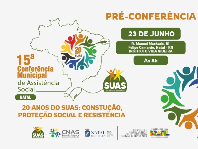 Natal realiza Pré-Conferência de Assistência Social em preparação à 15ª Conferência Municipal