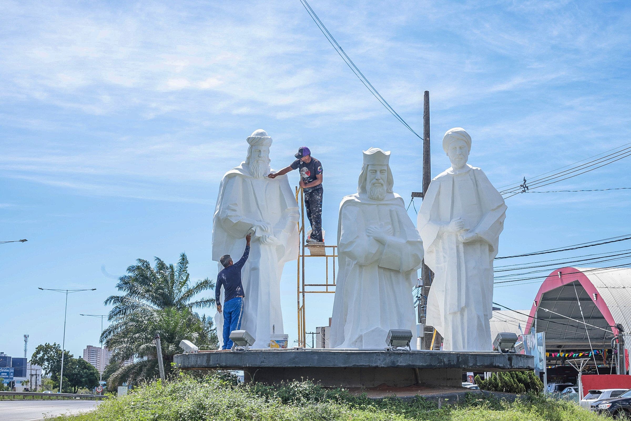 Prefeitura revitaliza monumento dos Três Reis na entrada sul de Natal