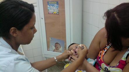 Campanha de vacina a paralisia infantil ser&aacute; realizada s&aacute;bado