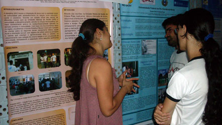 Estudantes da UFRN exp&otilde;em projetos sobre Unidades de Sa&uacute;de da SMS
