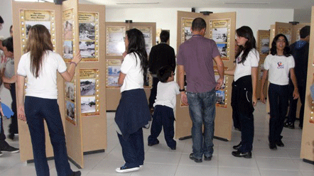 Mostra Natal Cidade Mem&oacute;ria esta exposta no Col&eacute;gio CEI