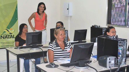 Telecentro oferece 80 novas vagas para inclus&atilde;o digital