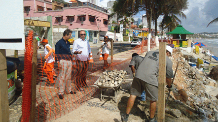 Obras em Ponta Negra come&ccedil;am e devem ficar prontas em 60 dias