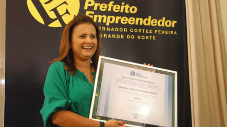 Micarla &eacute; uma das 39 certificadas como Prefeita Empreendedora pelo Sebrae